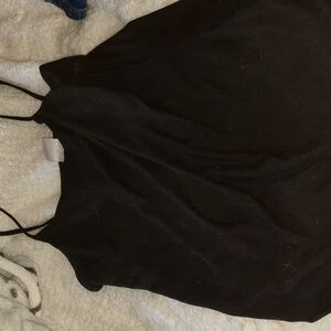 Black tank top
